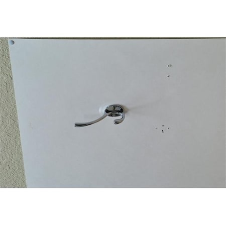 Residential Essentials Residential Essentials 10603PC Vertical Double Robe Coat Hook; Polished Chrome 10603PC